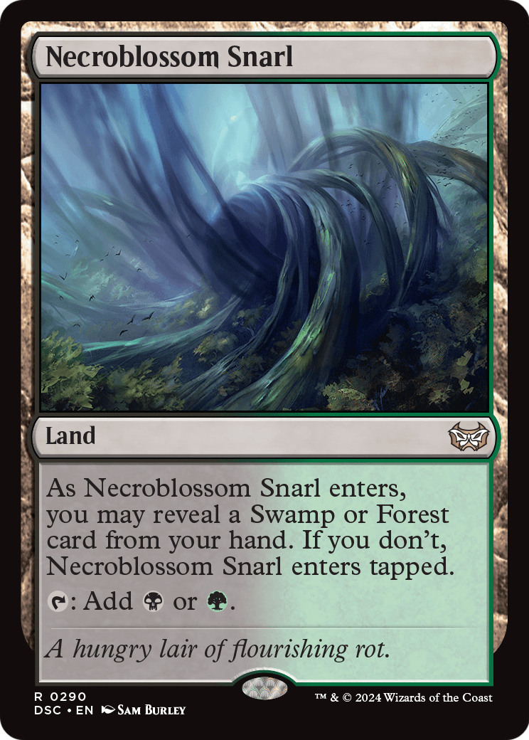 Necroblossom Snarl (DSC-290) [Duskmourn: House of Horror Commander]