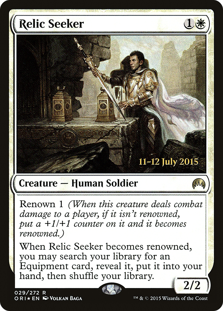 Relic Seeker (PRE-29S) [Magic Origins Promos] Foil