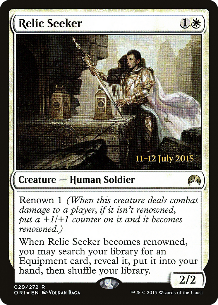 Relic Seeker (PRE-29S) [Magic Origins Promos] Foil