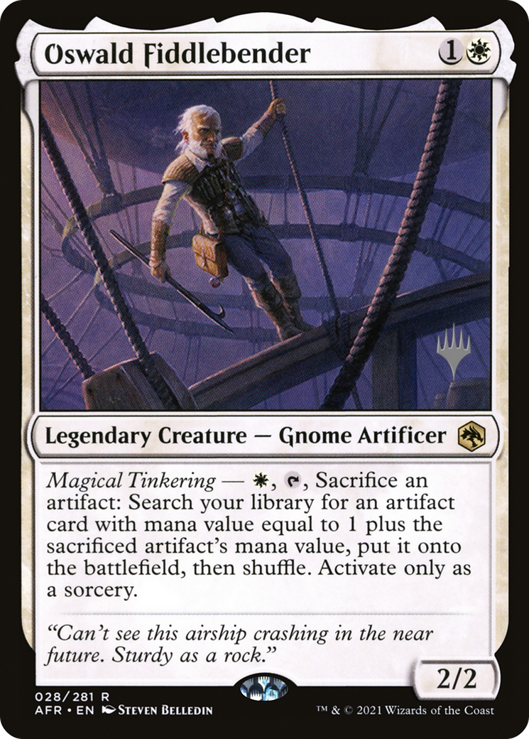 Oswald Fiddlebender (PPAFR-28P) [Promo Pack: Adventures in the Forgotten Realms Promos]