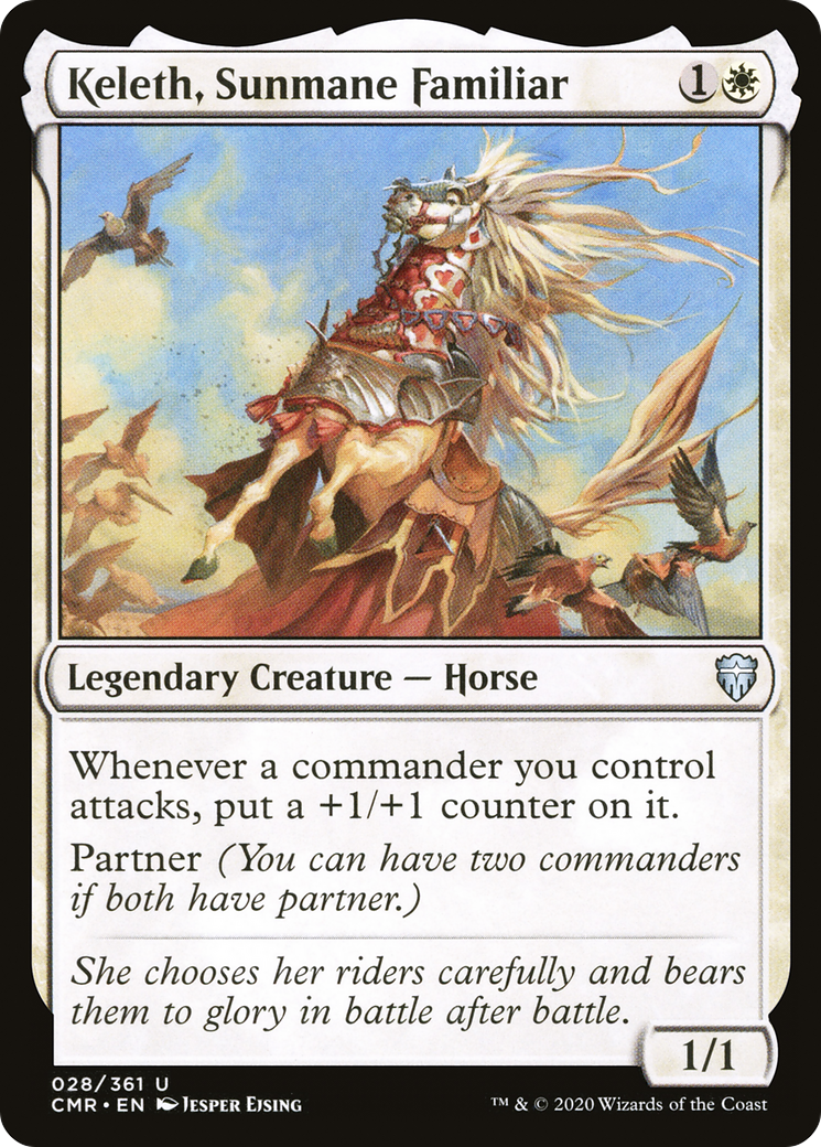Keleth, Sunmane Familiar (CMR-028) [Commander Legends]