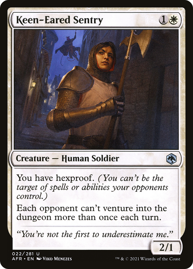 Keen-Eared Sentry (AFR-022) [Adventures in the Forgotten Realms]