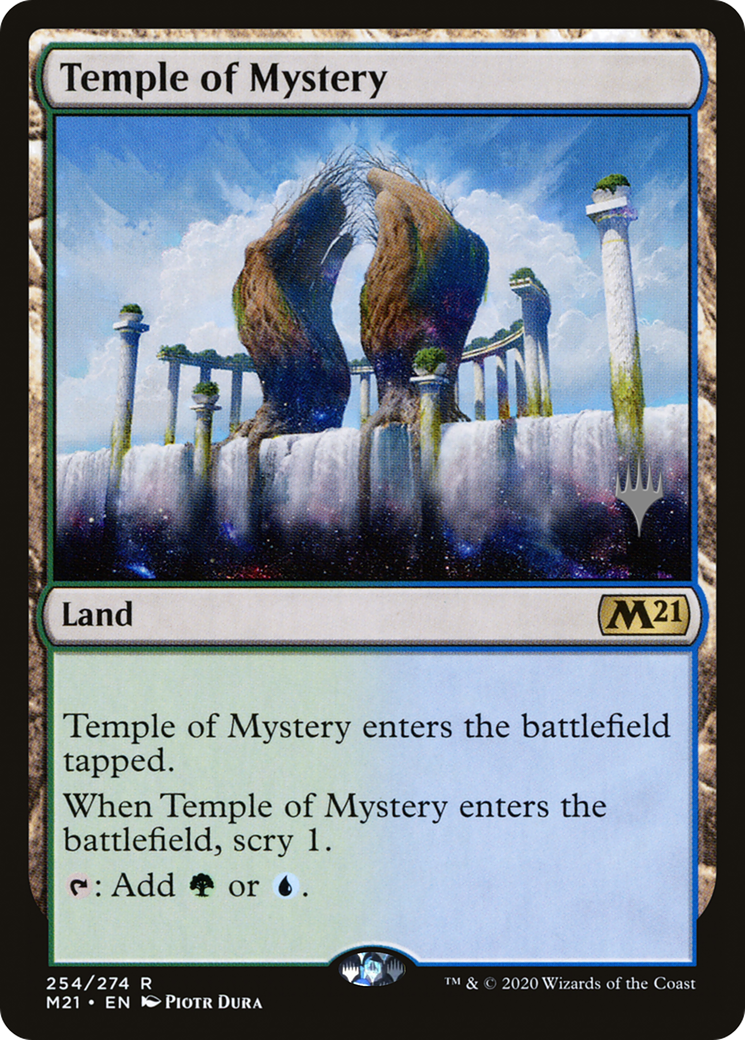 Temple of Mystery (PPM21-254P) [Core Set 2021 Promos]