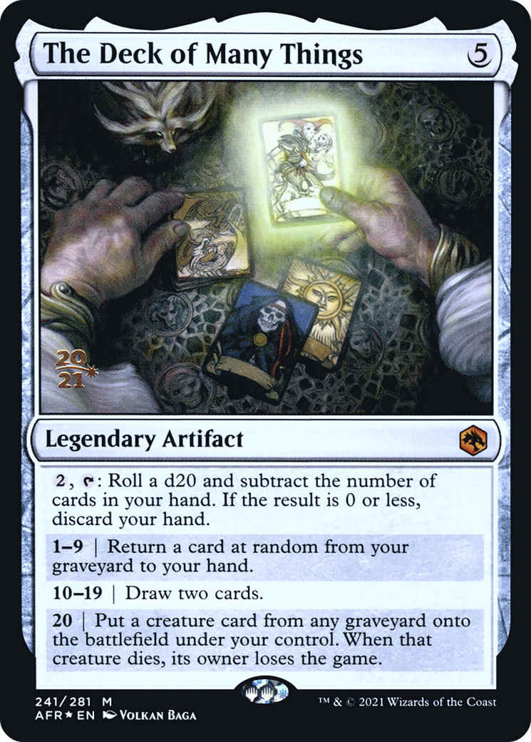 The Deck of Many Things (PRE-241S) [Adventures in the Forgotten Realms Promos] Foil