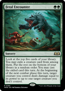 Feral Encounter (WOE-169) [Wilds of Eldraine] Foil
