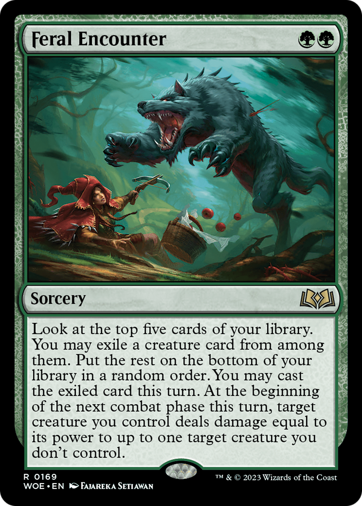 Feral Encounter (WOE-169) [Wilds of Eldraine]