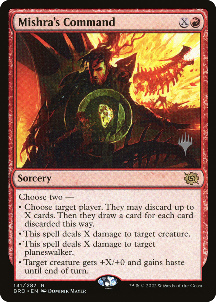 Mishra's Command (PPBRO-141) [Promo Pack: The Brothers' War Promos]