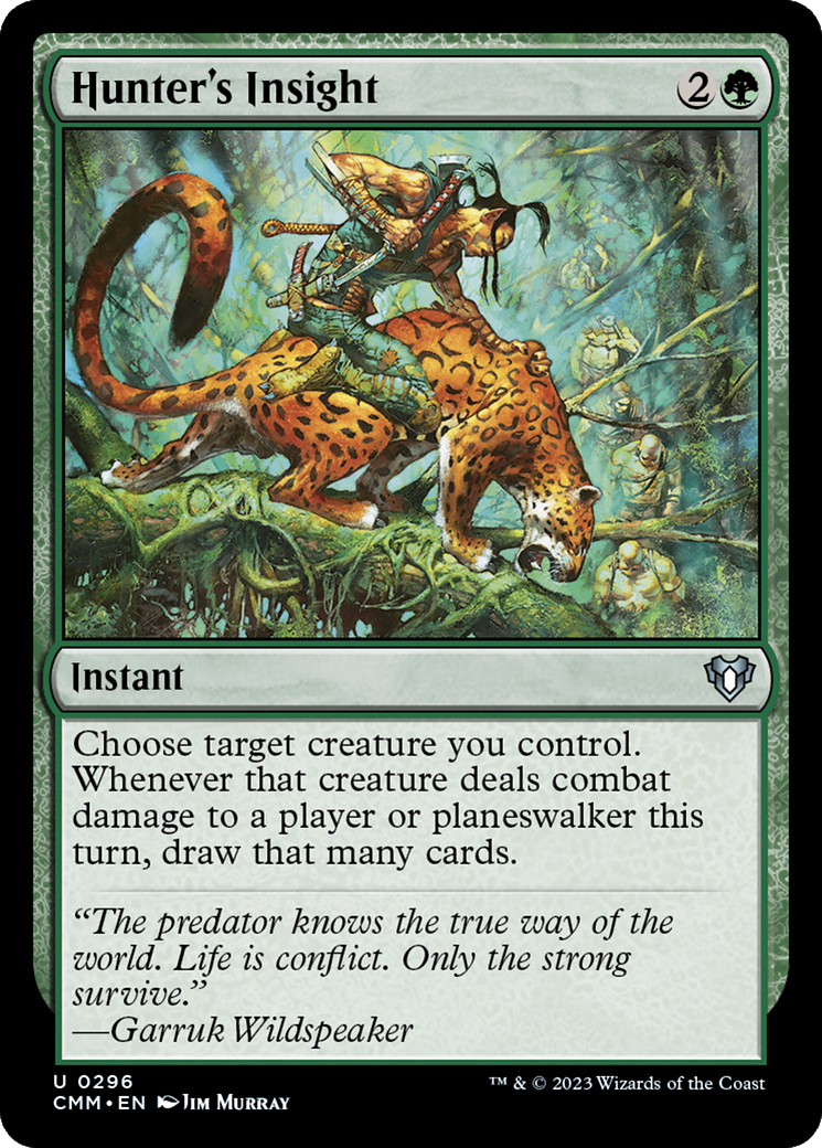 Hunter's Insight (CMM-296) [Commander Masters]