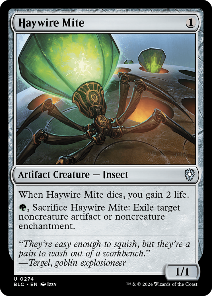 Haywire Mite (BLC-274) [Bloomburrow Commander]