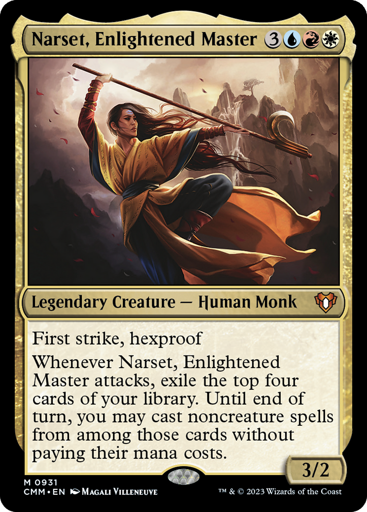 Narset, Enlightened Master (CMM-931) [Commander Masters]