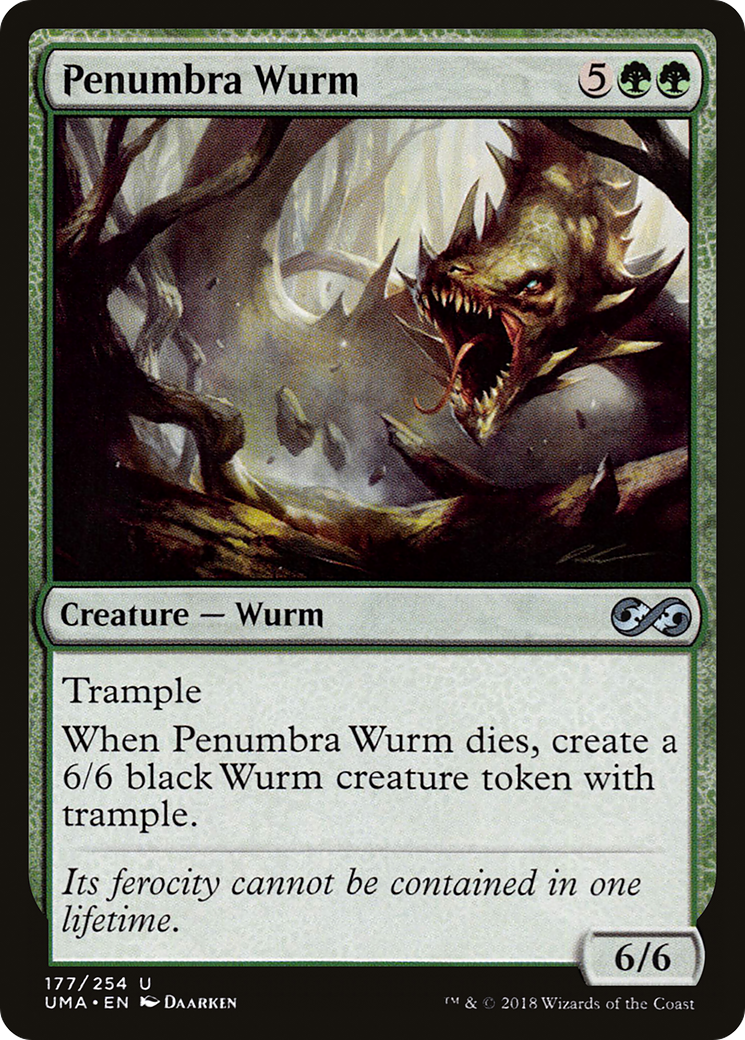 Penumbra Wurm (UMA-177) [Ultimate Masters]