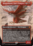 Dragonhawk, Fate's Tempest (BLB-291) [Bloomburrow]: (Showcase) (Borderless)