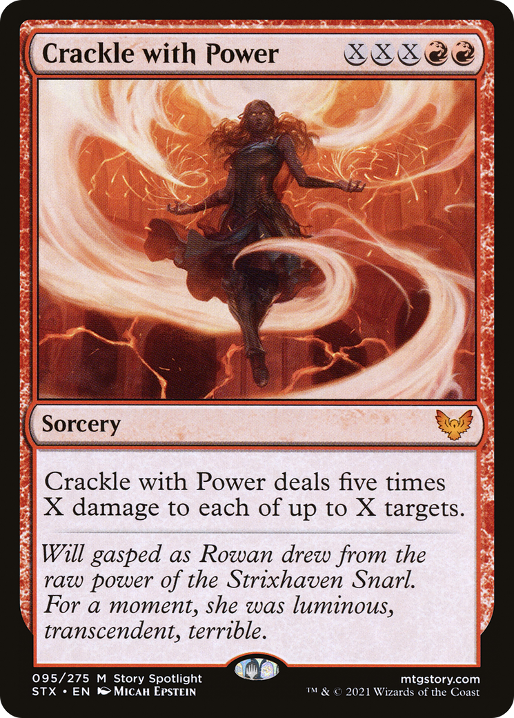 Crackle with Power (STX-095) [Strixhaven: School of Mages]