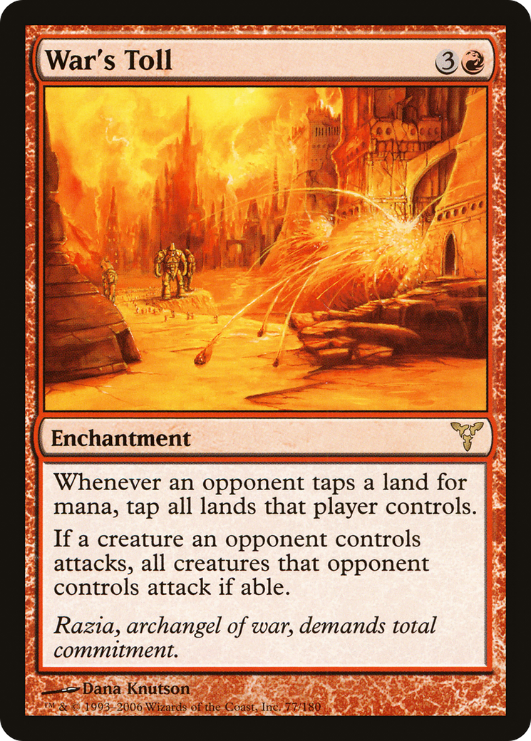 War's Toll (DIS-077) [Dissension]