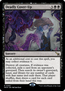 Deadly Cover-Up (PPMKM-83P) [Murders at Karlov Manor Promos] Foil