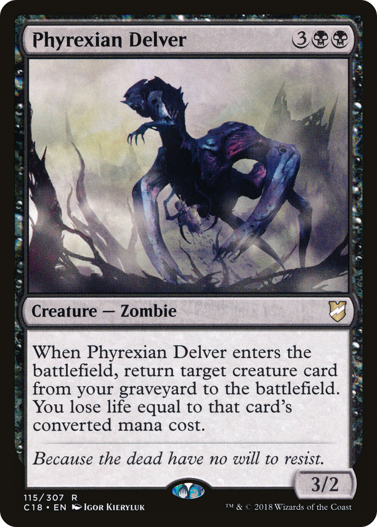 Phyrexian Delver (C18-115) [Commander 2018]