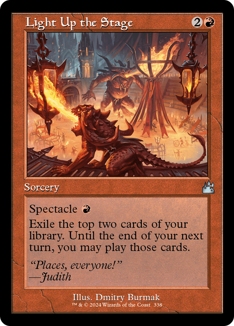 Light Up the Stage (RVR-338) [Ravnica Remastered]