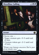 Bloodline Culling (PRE-89S) [Innistrad: Midnight Hunt Promos] Foil