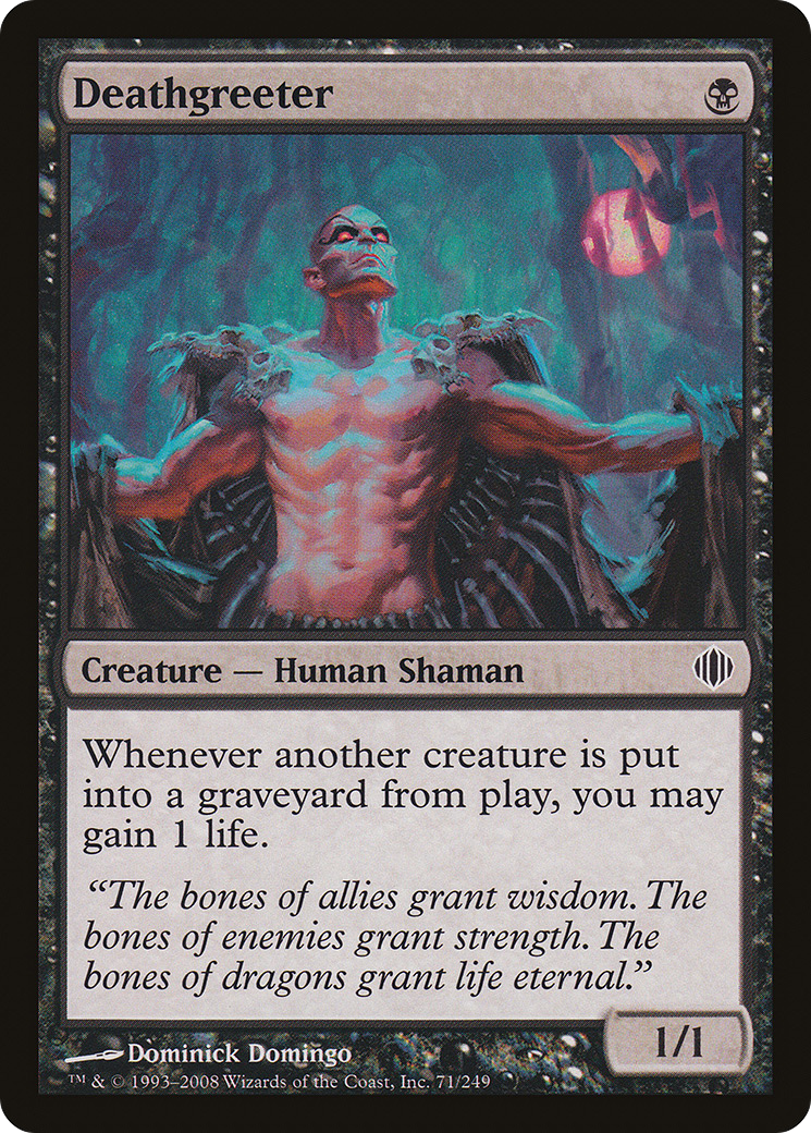 Deathgreeter (ALA-071) [Shards of Alara] Foil