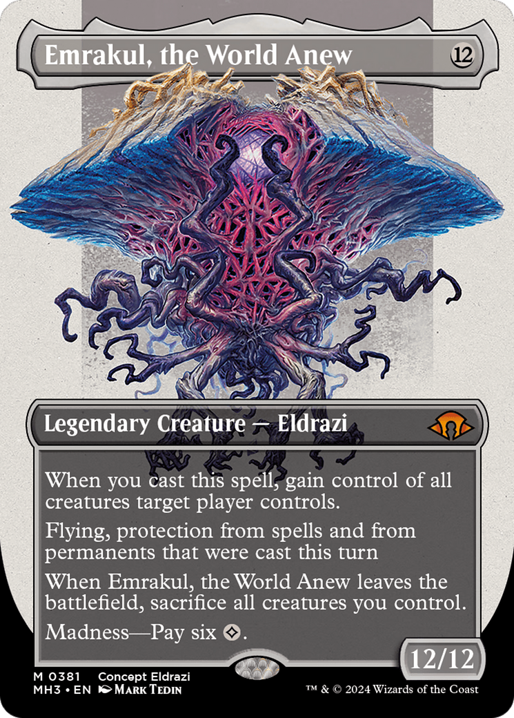 Emrakul, the World Anew (MH3-381) [Modern Horizons 3] (Borderless)