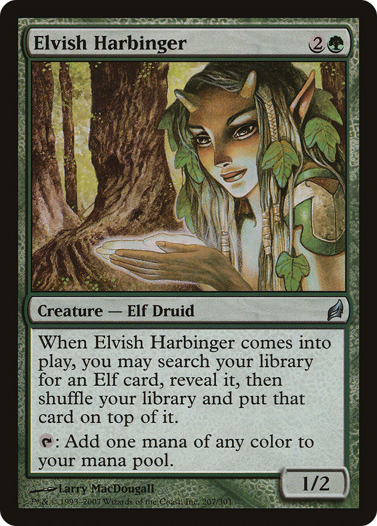 Elvish Harbinger (LRW-207) [Lorwyn] Foil