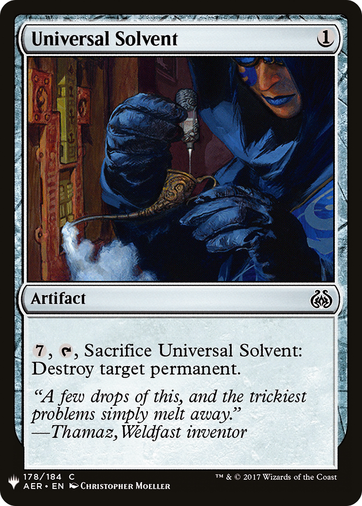 Universal Solvent (LIST-AER-178) [The List]