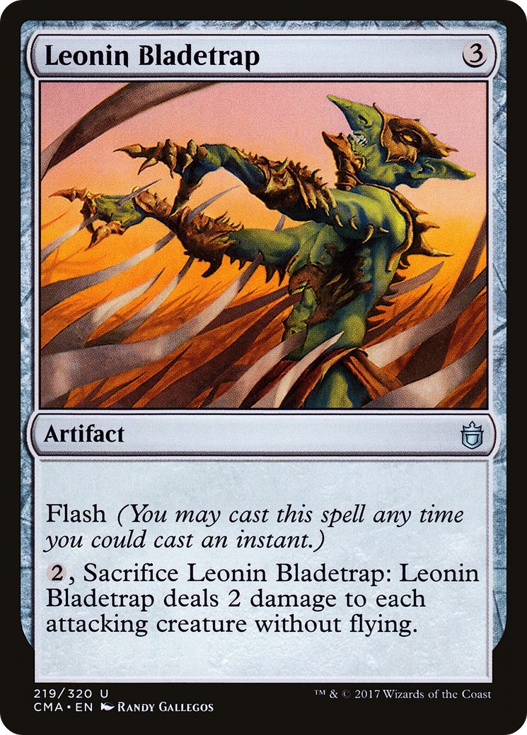 Leonin Bladetrap (CMA-219) [Commander Anthology]