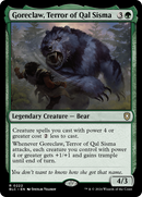 Goreclaw, Terror of Qal Sisma (BLC-222) [Bloomburrow Commander]