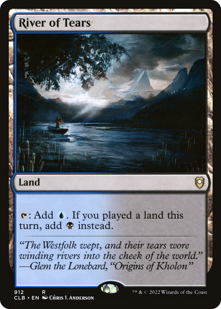 River of Tears (CLB-912) [Commander Legends: Battle for Baldur's Gate]
