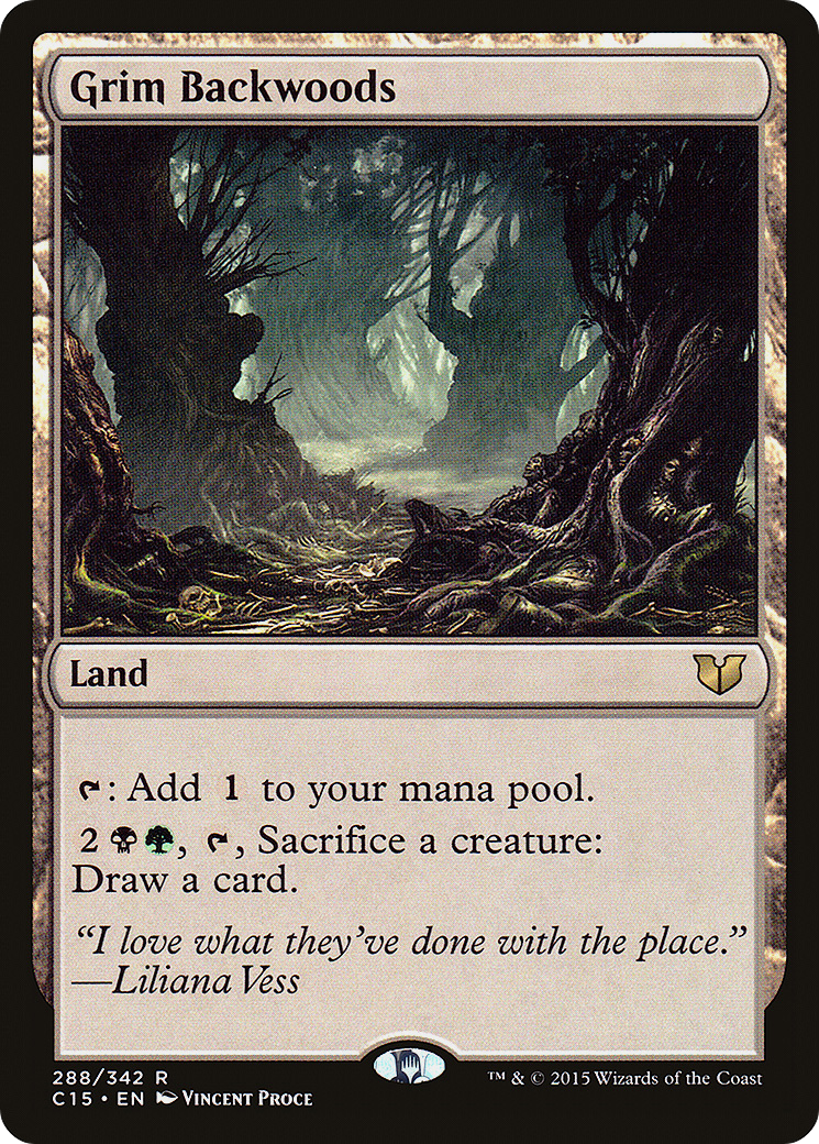 Grim Backwoods (C15-288) [Commander 2015]