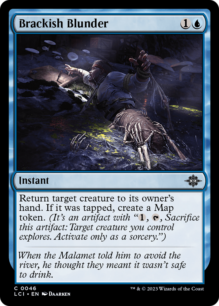 Brackish Blunder (LCI-046) [The Lost Caverns of Ixalan] Foil