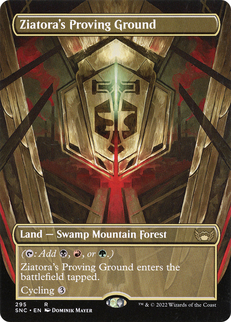 Ziatora's Proving Ground (SNC-295) [Streets of New Capenna] (Borderless) Foil