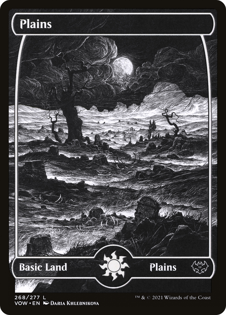 Plains (VOW-268) (Showcase) [Innistrad: Crimson Vow]
