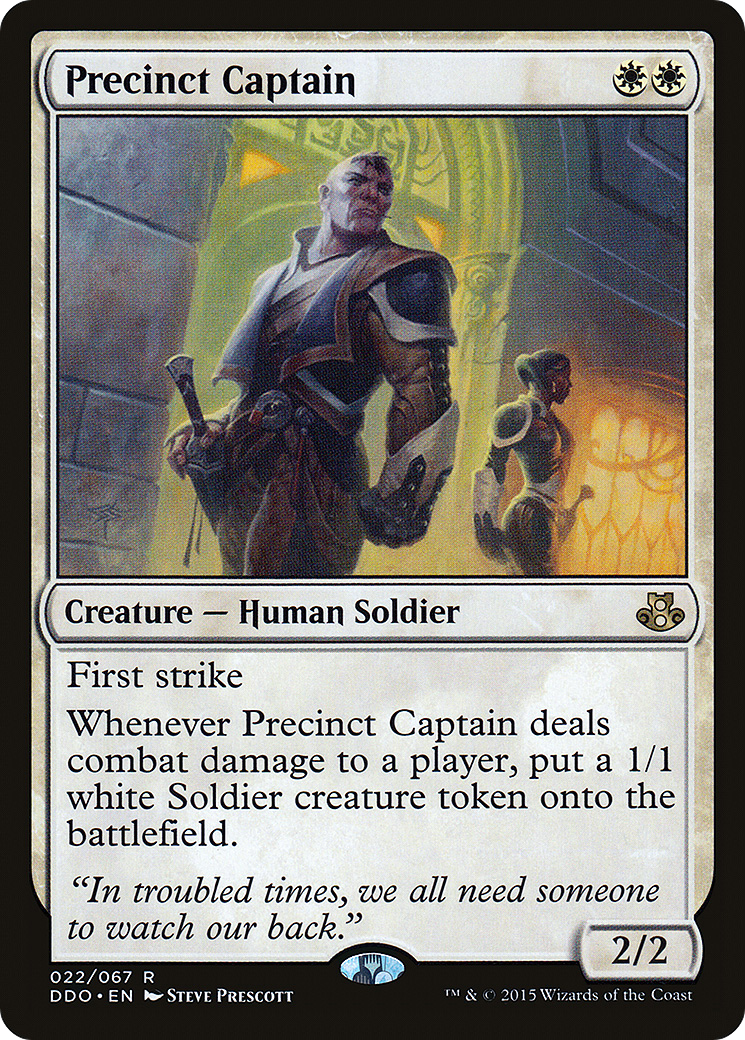 Precinct Captain (DDO-022) [Duel Decks: Elspeth vs. Kiora]