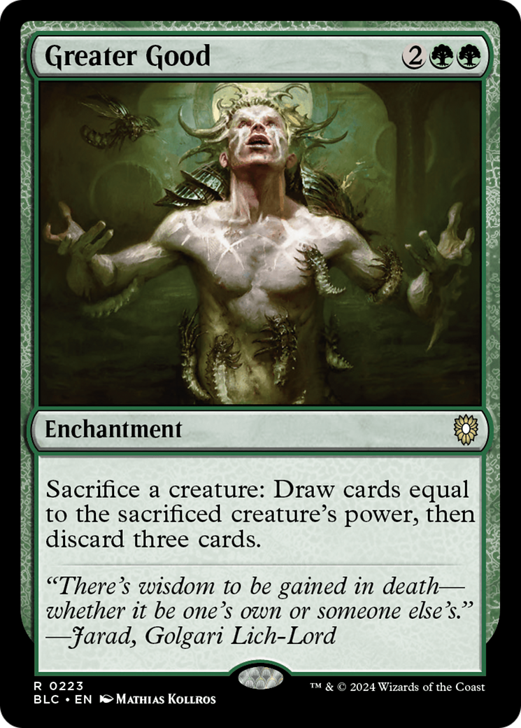Greater Good (BLC-223) [Bloomburrow Commander]
