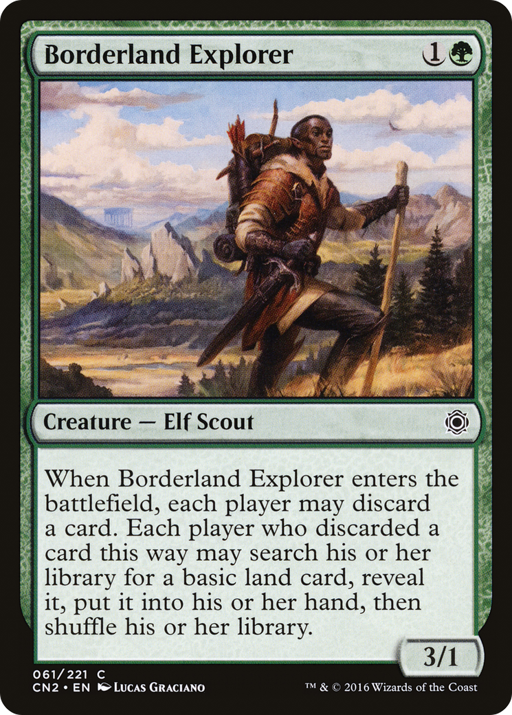 Borderland Explorer (CN2-061) [Conspiracy: Take the Crown] Foil