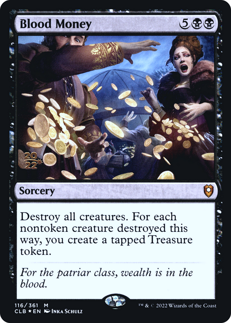 Blood Money (PRE-116) [Battle for Baldur's Gate Promos] Foil