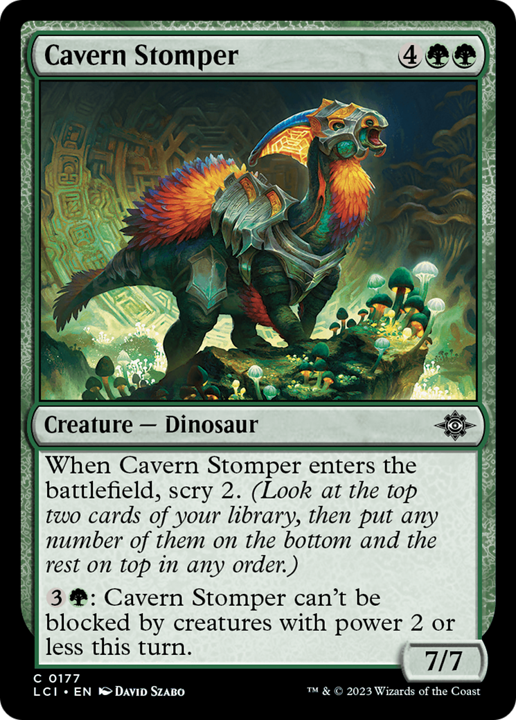 Cavern Stomper (LCI-177) [The Lost Caverns of Ixalan] Foil