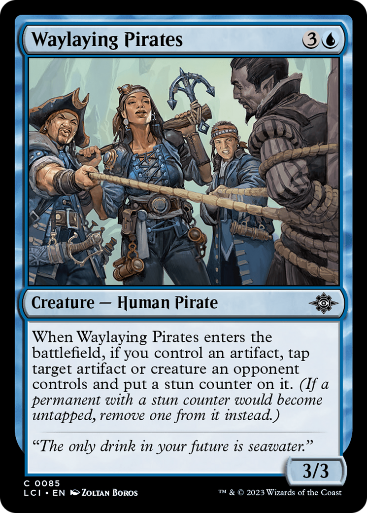 Waylaying Pirates (LCI-085) [The Lost Caverns of Ixalan] Foil