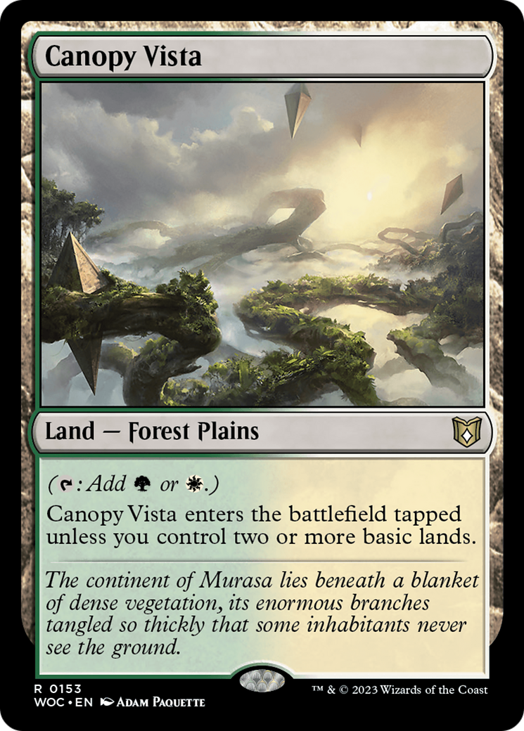 Canopy Vista (WOC-153) [Wilds of Eldraine Commander]