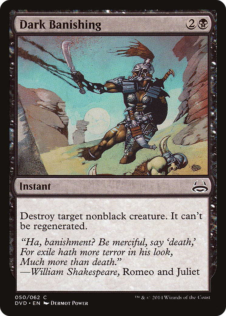 Dark Banishing (DD3-050) [Duel Decks Anthology: Divine vs. Demonic]