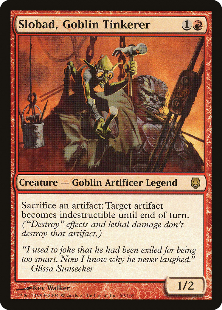 Slobad, Goblin Tinkerer (DST-069) [Darksteel]