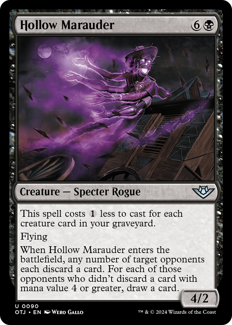Hollow Marauder (OTJ-090) [Outlaws of Thunder Junction] Foil