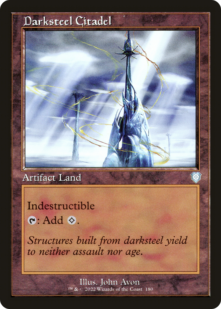 Darksteel Citadel (Retro Frame) (BRC-180) [The Brothers' War Commander]