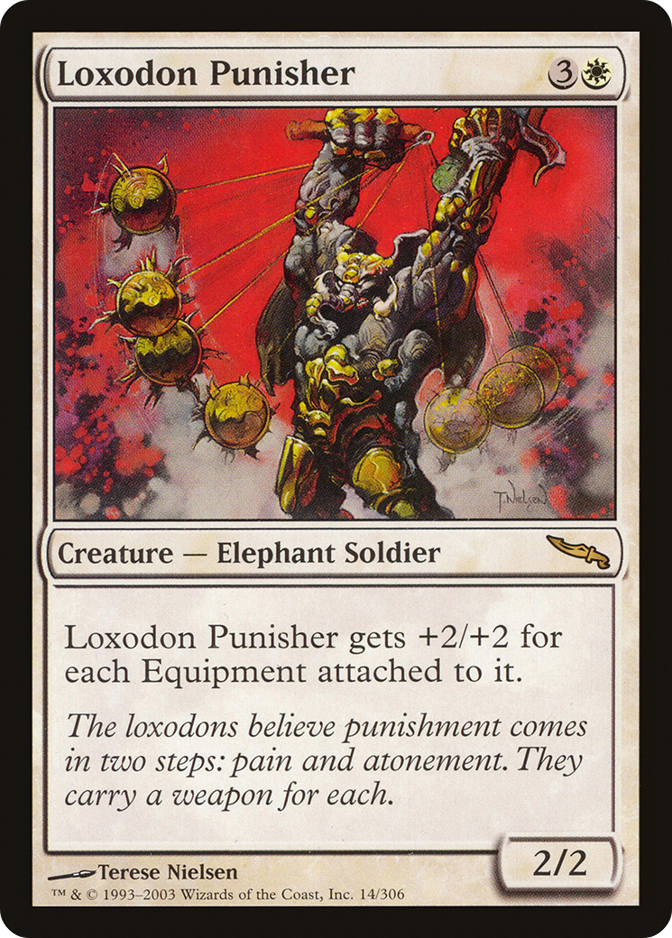 Loxodon Punisher (MRD-014) [Mirrodin] Foil