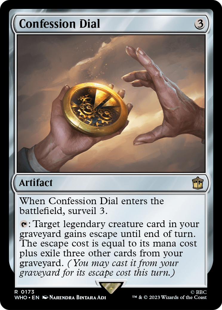 Confession Dial (WHO-173) [Doctor Who] Foil
