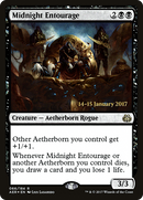 Midnight Entourage (PRE-66S) [Aether Revolt Promos] Foil