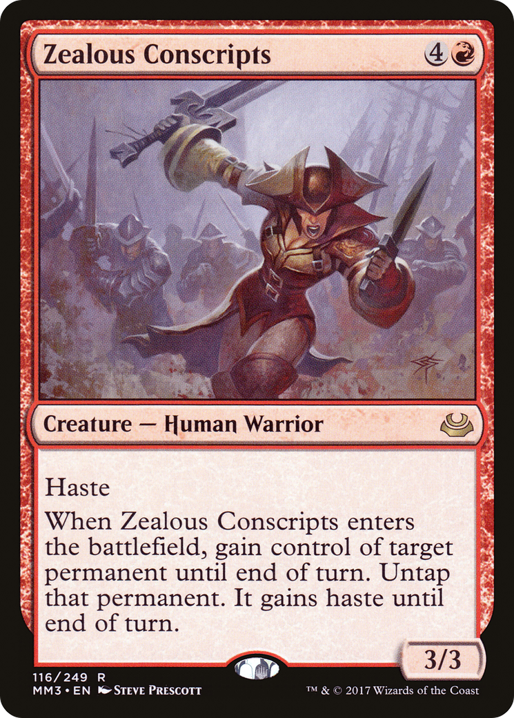 Zealous Conscripts (MM3-116) [Modern Masters 2017]