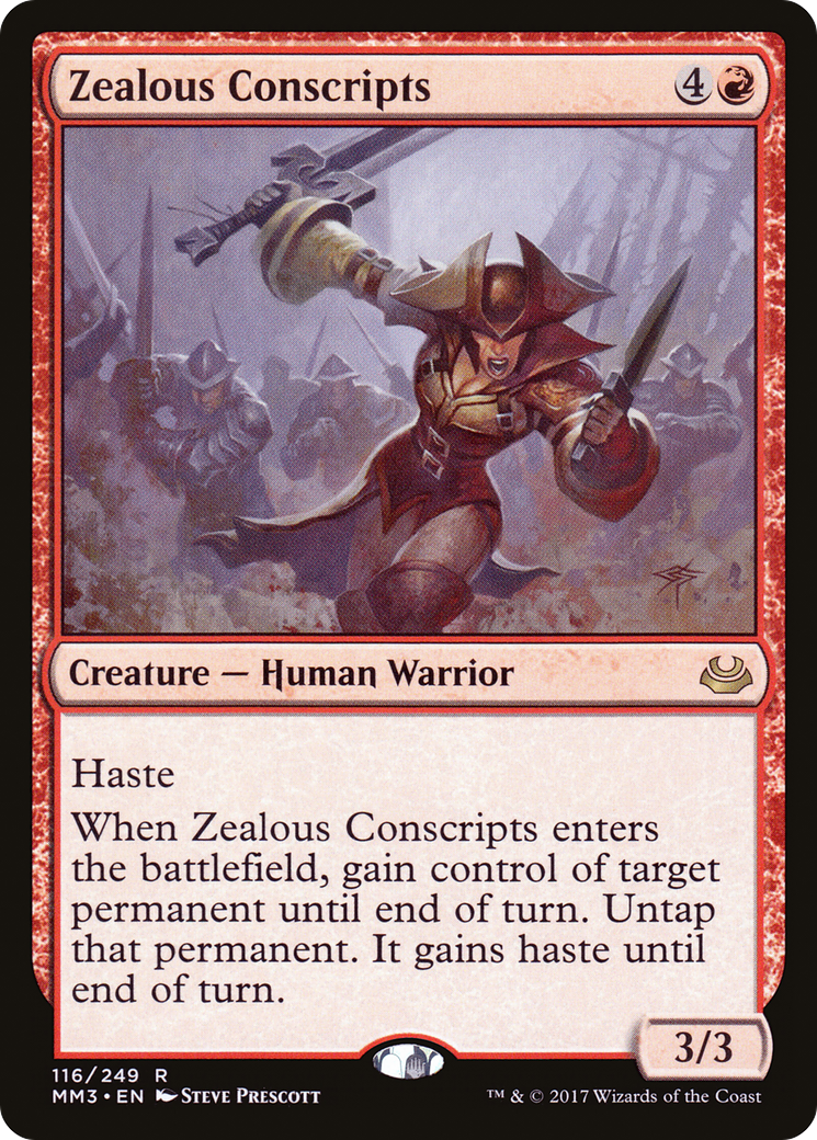 Zealous Conscripts (MM3-116) [Modern Masters 2017]