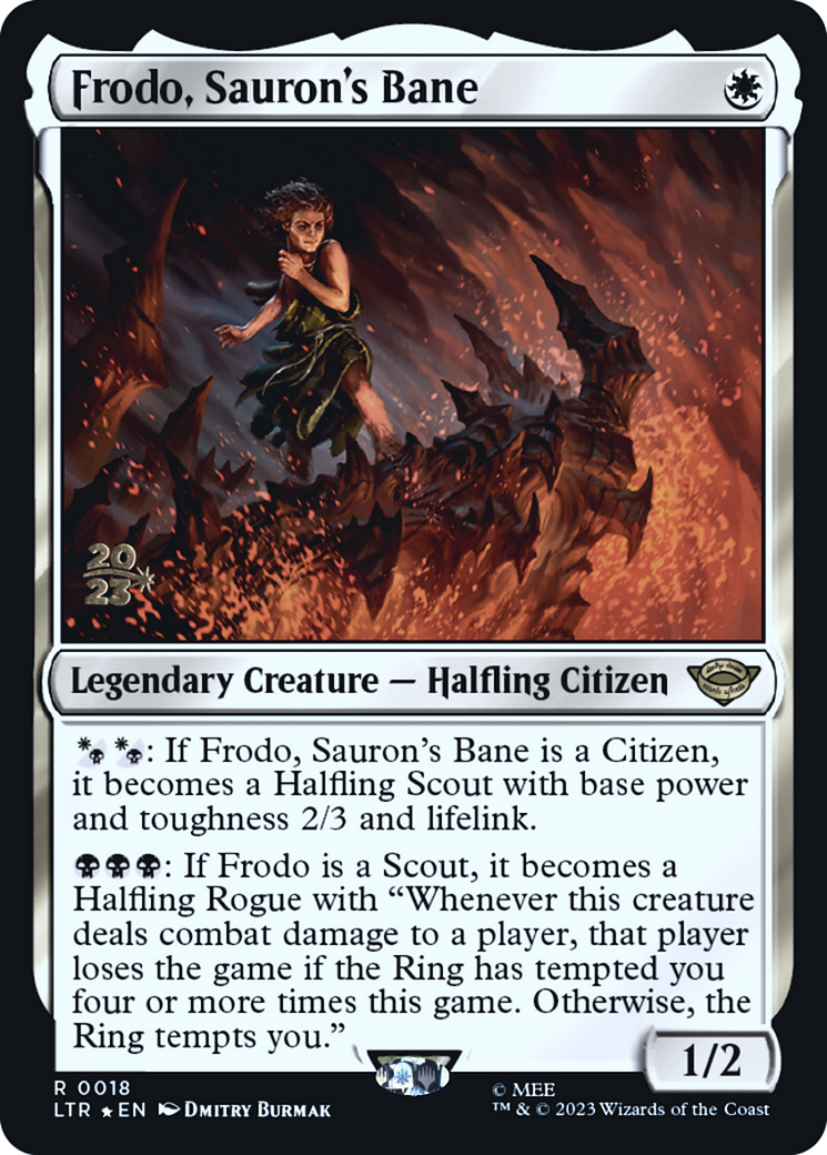 Frodo, Sauron's Bane (PRE-18S) [Tales of Middle-earth Promos] Foil